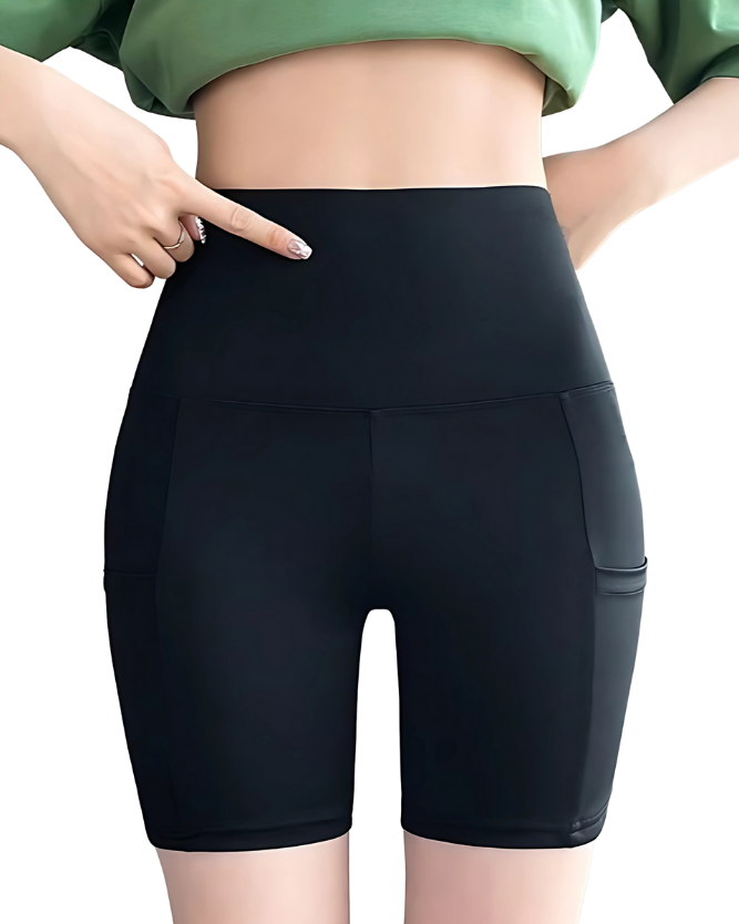 Active Shorts With Side Pockets