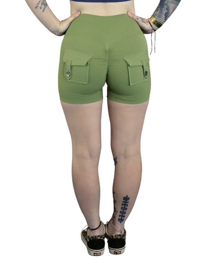 Active Shorts With Back Pockets