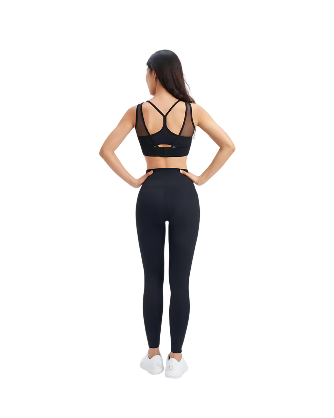 Sports Bra and Leggings Set