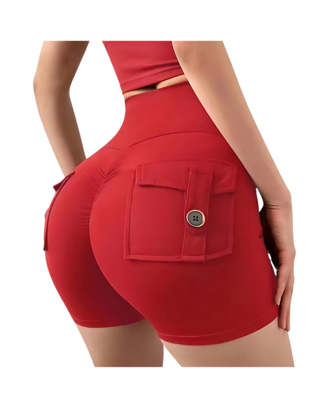 Active Shorts With Back Pockets