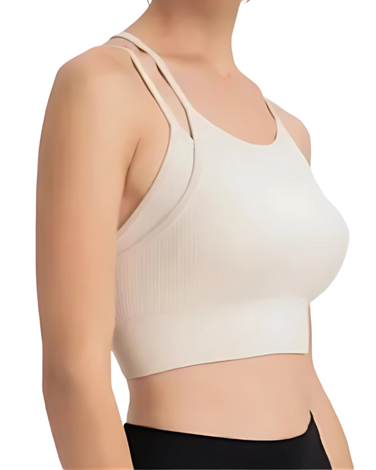Double Spaghetti Strap Sports Bra