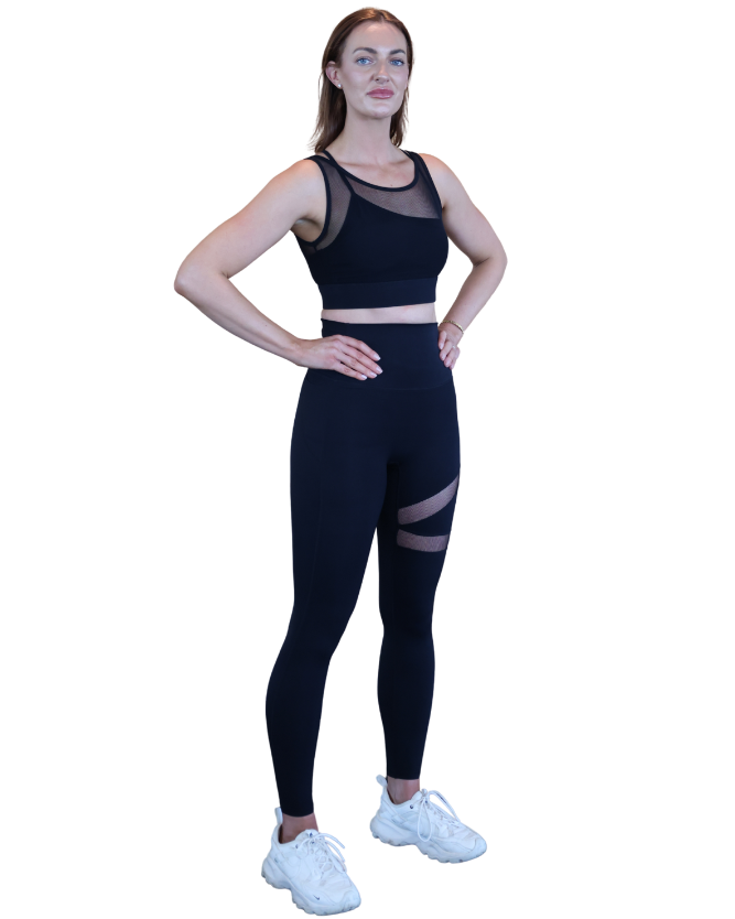 Sports Bra and Leggings Set