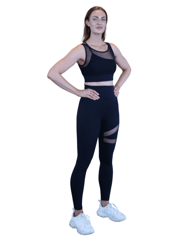 Sports Bra and Leggings Set