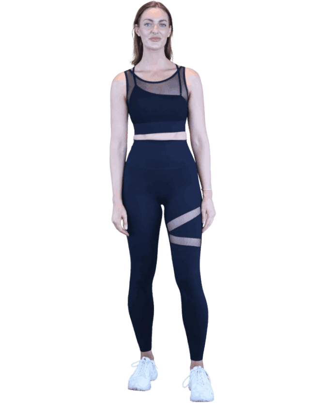 Sports Bra and Leggings Set