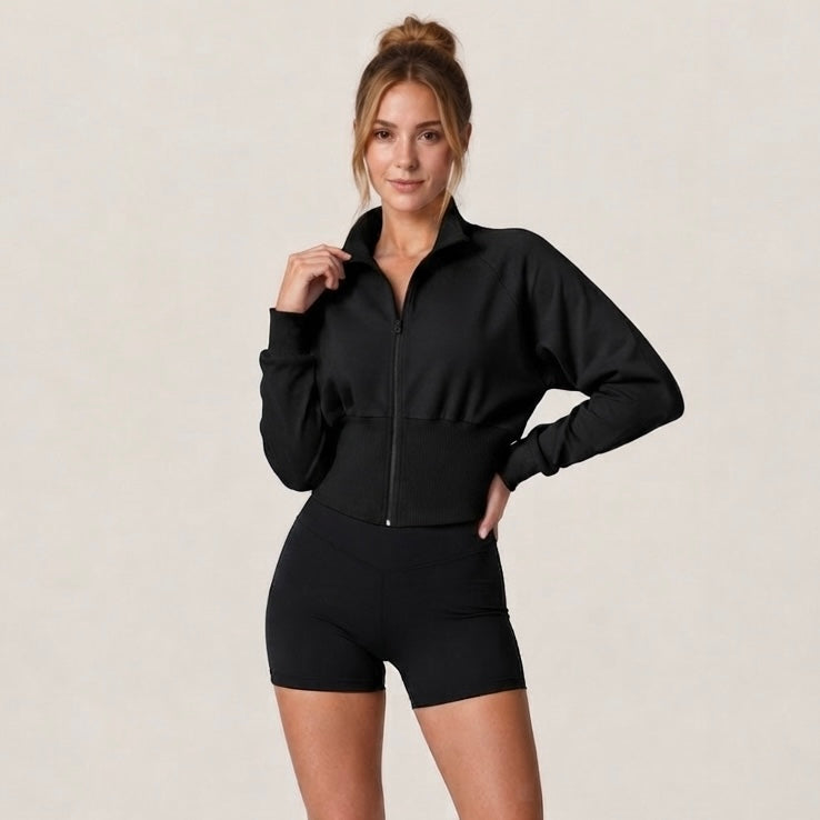 Suede Lyric Zip Jacket