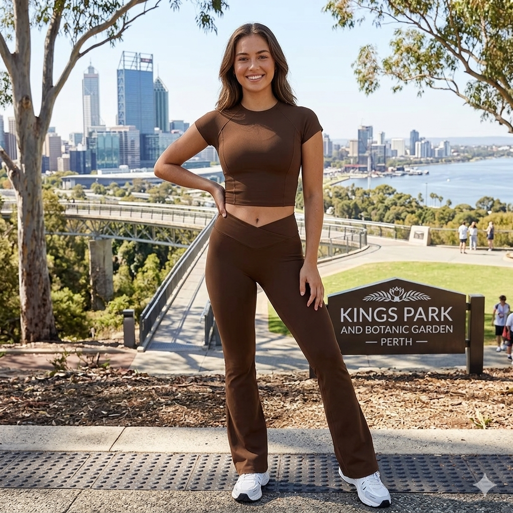 Suede Valen Flared Leggings