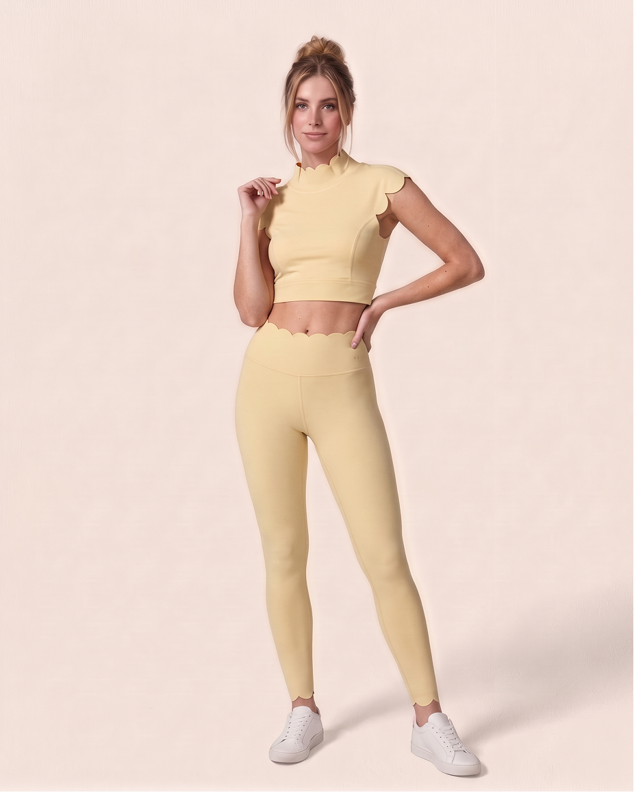 Aura Crest Cap Sleeve Top