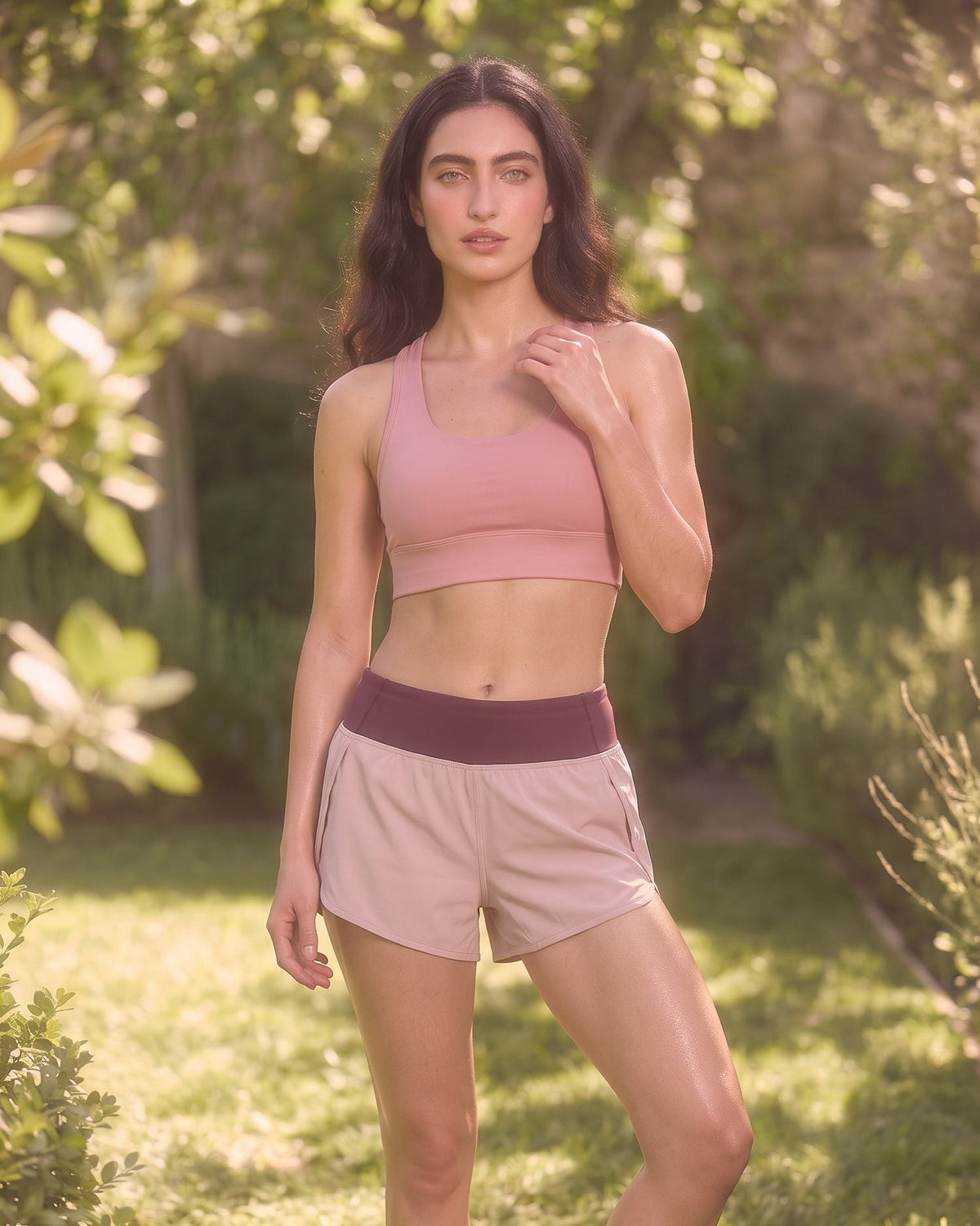 BB Sports Bra and Running Shorts Set