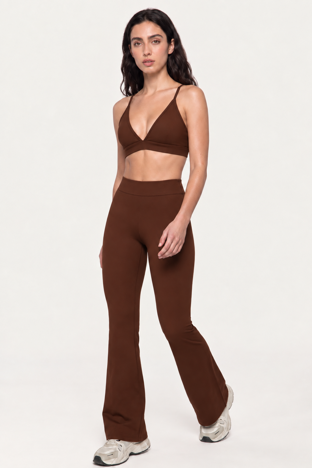 Suede Essence Flared Leggings