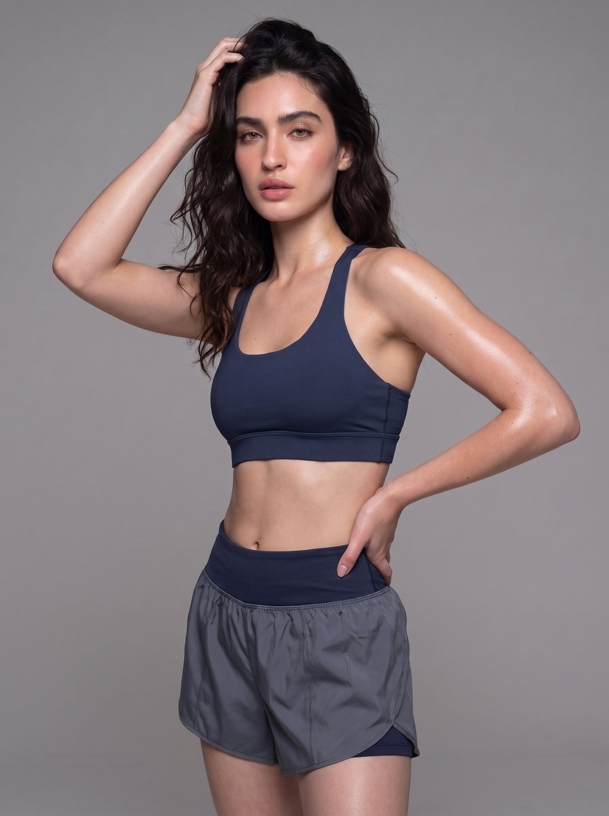 BB Sports Bra and Running Shorts Set