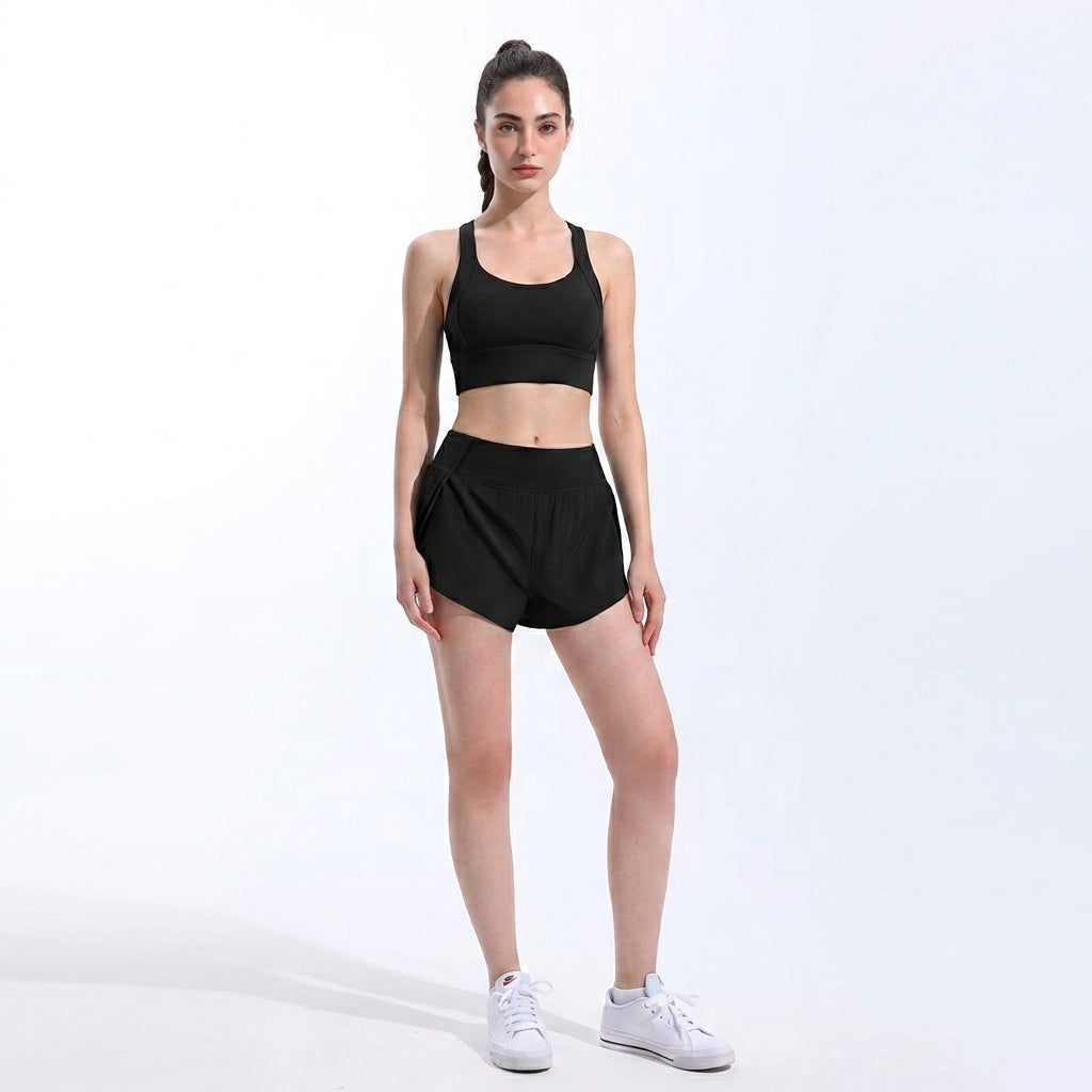 BB Sports Bra and Running Shorts Set