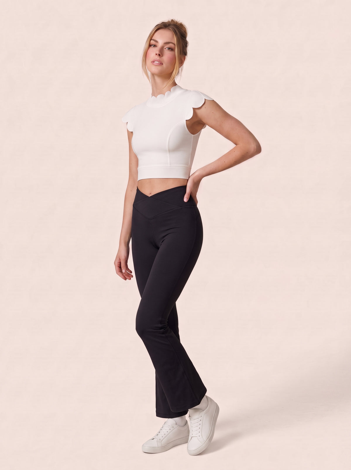 Suede Valen Flared Leggings